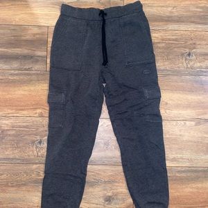 Pink Victoria’s Secret Gray Cargo Joggers